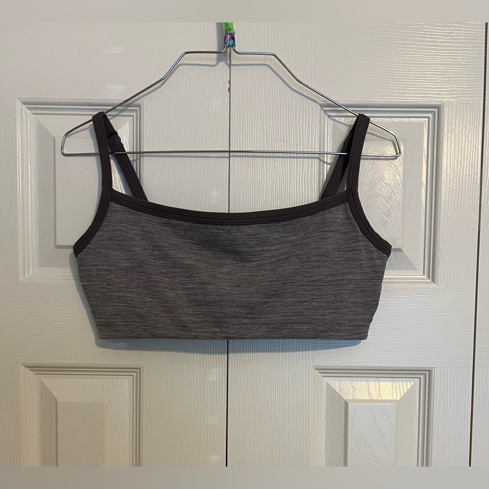 Vitality Cloud Square Bra Grey Heather Marl
